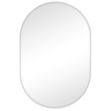90cm Nova Oval Aluminium Wall Mirror